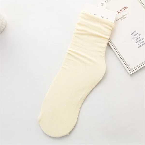 ca460585e696e52be44825810cfcf65b.webp Korean JK Fashion Ultra Thin Ice Silk Women Socks Free Size 20cm