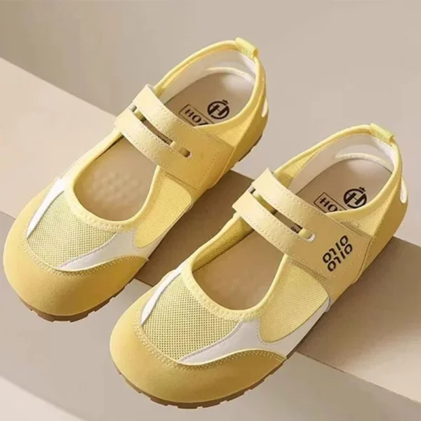 my-11134207-820l4-mpklpvapui33ab.webp White Mesh Velcro Mary Janes