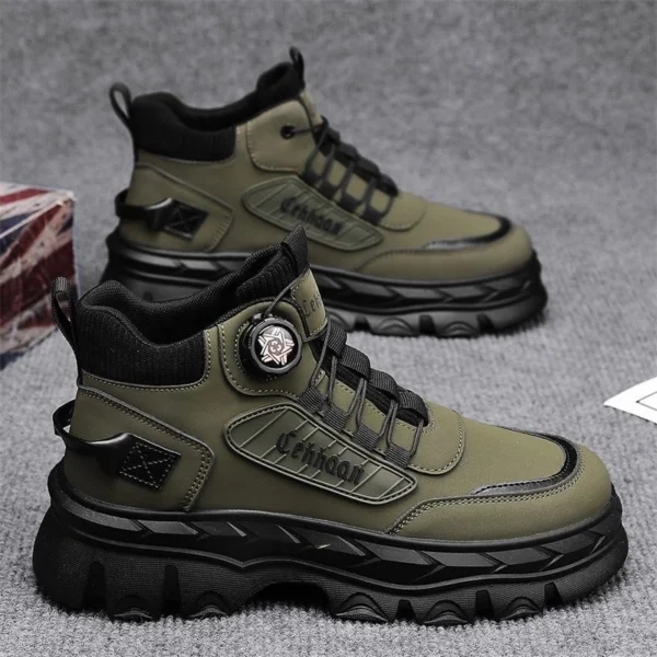 Men Waterproof High Top Work Boots