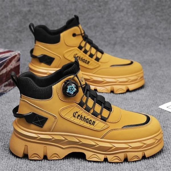 Men Waterproof High Top Work Boots