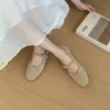 my-11134207-820l5-mp7fgerz2lfma2.webp Knit Square Toe Mary Jane Flats