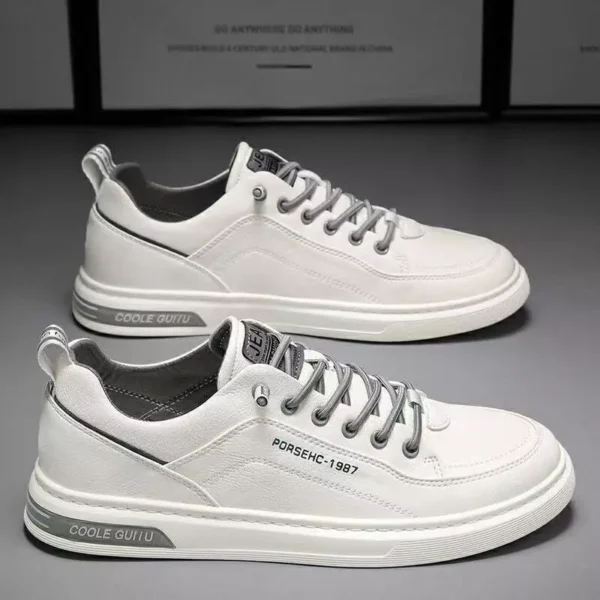 Men Low Cut Waterproof Leather Shoes