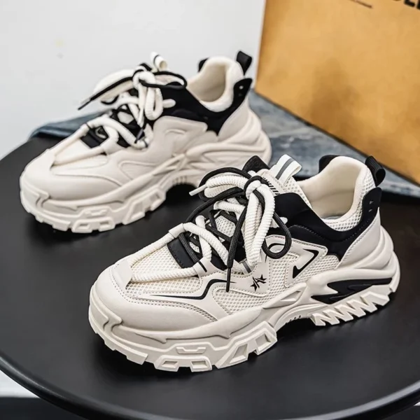 my-11134207-820l6-mi2ezvc3t4p3aa.webp Men Thick Sole Casual Dad Shoes