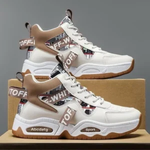 Men High Top Waterproof Running Shoes