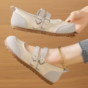my-11134207-820lc-mfnmqlrh7ci0c1.webp Retro Buckle Mary Jane Flats