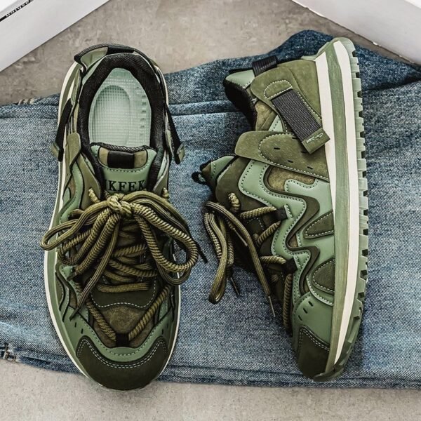 Men Mesh Height Increasing Dad Shoes
