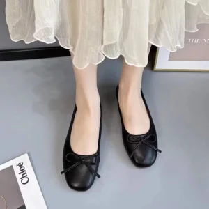 my-11134207-820lf-mi9ttmy8voxy1d.webp Square Toe Bow Work Flats