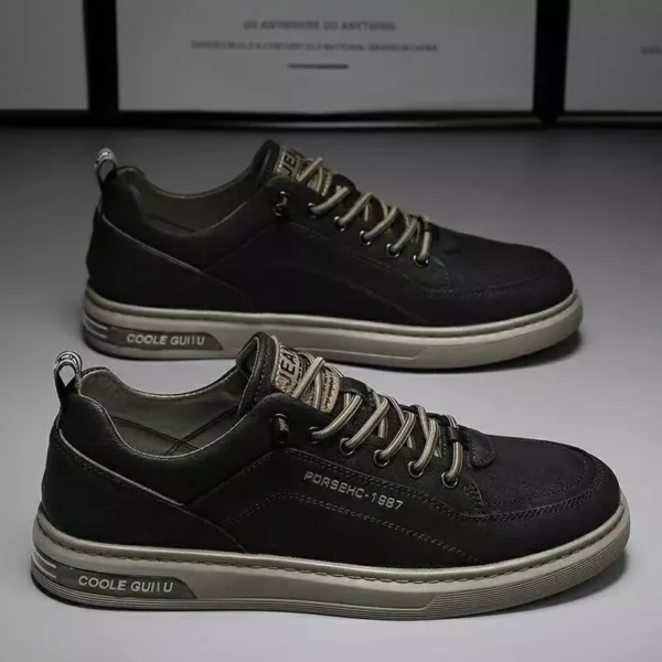 Men Low Cut Waterproof Leather Shoes