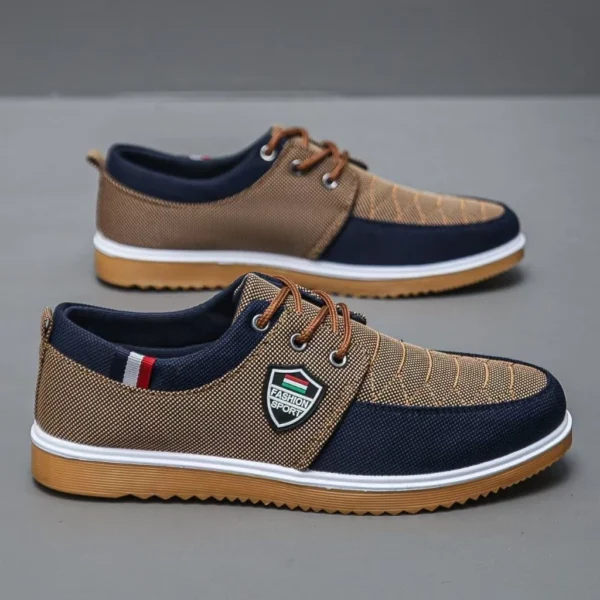 Men Breathable Canvas Sneakers