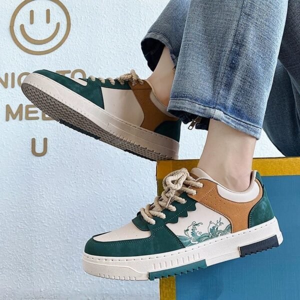 Men Thick Sole Breathable Sneakers